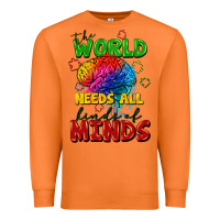 Carrot The world needs all kinds of minds Premium Sweatshirt - FaDigitalArtStudio