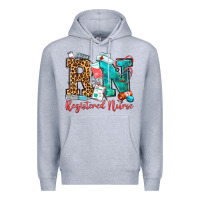 Heather Grey registered nurse Premium Hoodie - OliviaCreatesArt