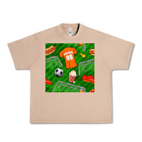 Burro soccer ball uniform and shoes seamless pattern Urban Heavy Tee - BundleAndBundleShop