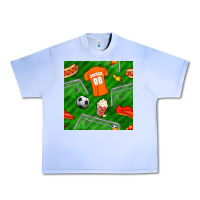 Grape Ice soccer ball uniform and shoes seamless pattern Urban Heavy Tee - BundleAndBundleShop