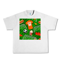 Lunar Rock soccer ball uniform and shoes seamless pattern Urban Heavy Tee - BundleAndBundleShop