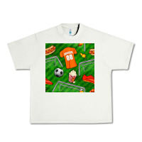 Pistachio soccer ball uniform and shoes seamless pattern Urban Heavy Tee - BundleAndBundleShop