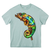 Arona Chameleon Lizard Illustrations Heavy Core Tee - LillyAllenDesigns