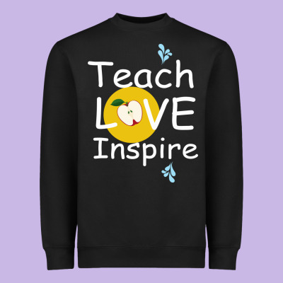 Teach Love Inspire Heavyweight Sweatshirt Designed By Bettercallsaul