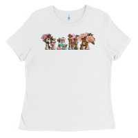 White Western Floral Mama Ladies Tee - LillyAllenDesigns