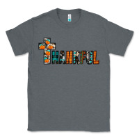 Charcoal Heather thankful Classic Tee - JahusDesignShop