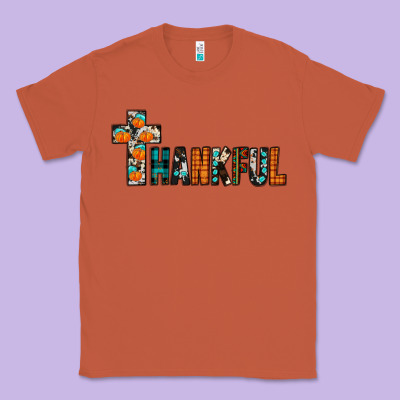 Thankful Classic Tee Designed By Jahusdesignshop