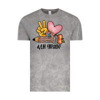 Cloud Rock peace love 4th grade Vintage Tee - JahusDesignShop