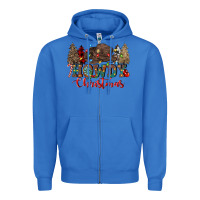 True Royal howdy christmas Zipper Hoodie - CowGirlArtShop