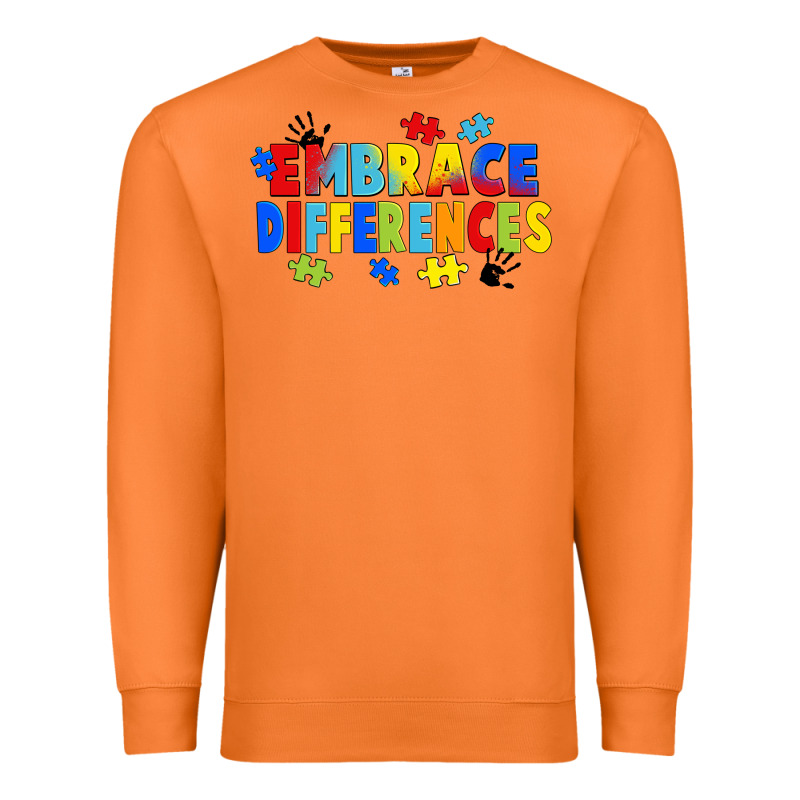 Embrace Differences Premium Sweatshirt by FaDigitalArtStudio | Teevron