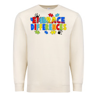 Sandshell Embrace differences Premium Sweatshirt - FaDigitalArtStudio