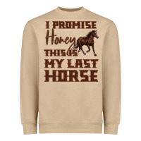 I Promise Honey This Is My Last Horse Heavyweight Sweatshirt | Teevron
