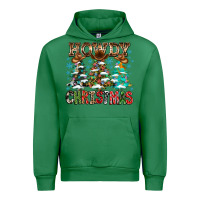 Emerald Howdy Christmas Urban Hoodie - CowhideDigitalArt