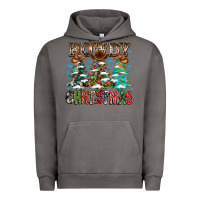 Pigment Tornado Howdy Christmas Urban Hoodie - CowhideDigitalArt