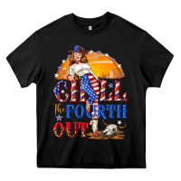 Black Chill the fourth out 4th of july Heavy Core Tee - NancyCooperArtShop