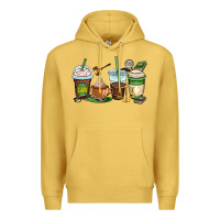 Antique Gold lawyer coffee cups Premium Hoodie - OliviaCreatesArt
