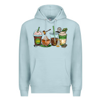 Blue Mist lawyer coffee cups Premium Hoodie - OliviaCreatesArt
