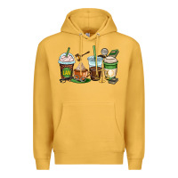 Mustard lawyer coffee cups Premium Hoodie - OliviaCreatesArt