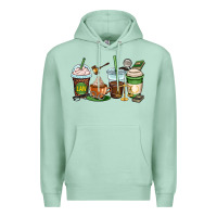 Seafoam lawyer coffee cups Premium Hoodie - OliviaCreatesArt