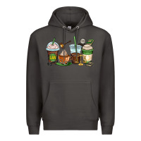 Smoke lawyer coffee cups Premium Hoodie - OliviaCreatesArt