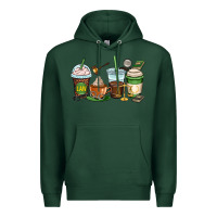 Sports Green lawyer coffee cups Premium Hoodie - OliviaCreatesArt