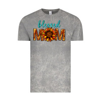 Cloud Rock Blessed Mom Vintage Tee - BundleAndBundleShop