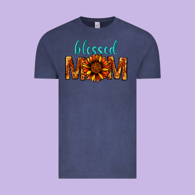 Blessed Mom Vintage Tee Designed By Bundleandbundleshop
