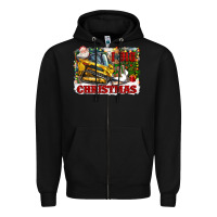 Black i dig christmas Zipper Hoodie - CowGirlArtShop