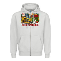 Dove Grey i dig christmas Zipper Hoodie - CowGirlArtShop