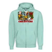 Seafoam i dig christmas Zipper Hoodie - CowGirlArtShop