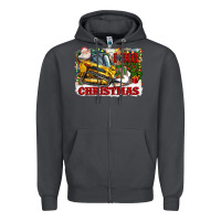Smoke i dig christmas Zipper Hoodie - CowGirlArtShop