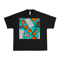 Basketball Uniform And Hoop Seamless Pattern Urban Heavy Tee | Teevron