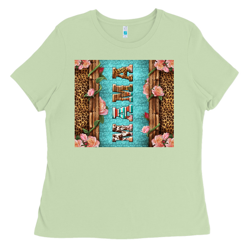 Western Mama Pink Roses Ladies Tee by LillyAllenDesigns | Teevron