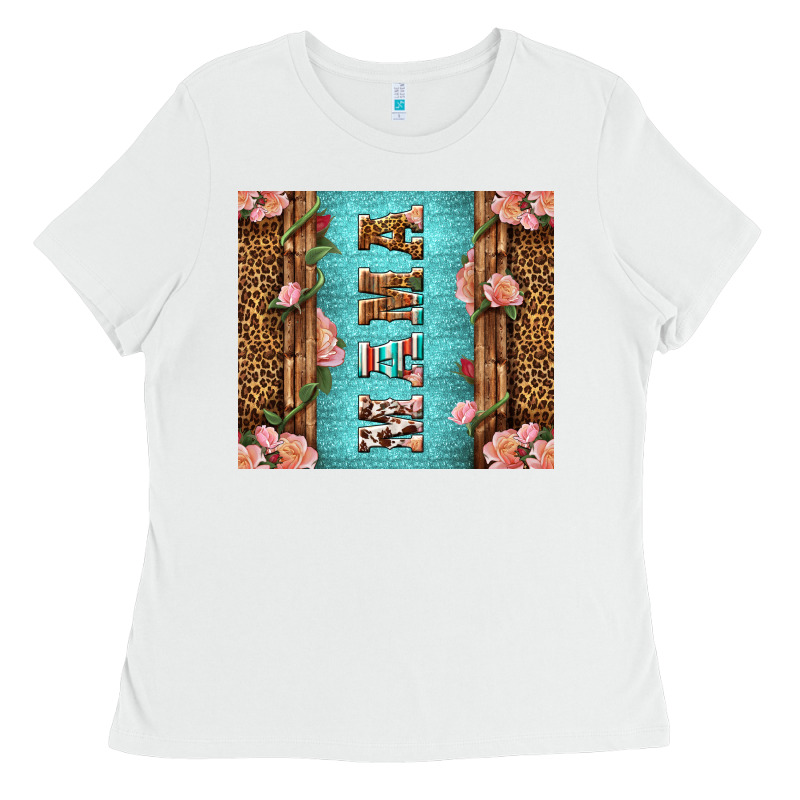 Western Mama Pink Roses Ladies Tee by LillyAllenDesigns | Teevron