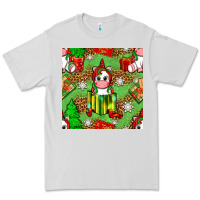Dove Grey Christmas unicorn and gift box Premium Tee - NancyCooperArtShop