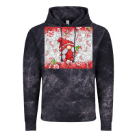 Cloud Black candy cane gnome Vintage Hoodie - MaliasSmallBusiness