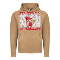 Vintage Camel candy cane gnome Vintage Hoodie - MaliasSmallBusiness