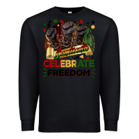Black Juneteenth celebrate freedom Premium Sweatshirt - FaDigitalArtStudio