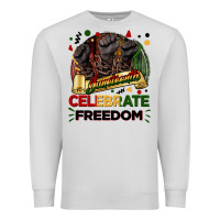 Dove Grey Juneteenth celebrate freedom Premium Sweatshirt - FaDigitalArtStudio