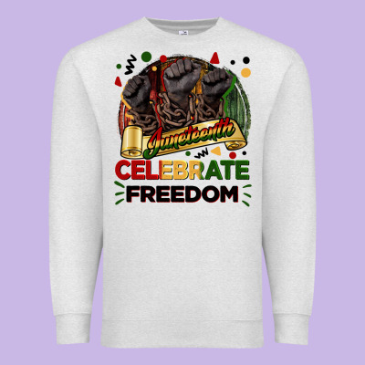 Juneteenth Celebrate Freedom Premium Sweatshirt Designed By Fadigitalartstudio