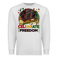 Oatmeal Heather Juneteenth celebrate freedom Premium Sweatshirt - FaDigitalArtStudio