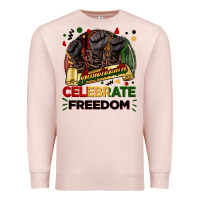 Pale Pink Juneteenth celebrate freedom Premium Sweatshirt - FaDigitalArtStudio