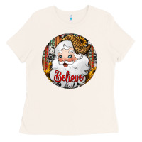 Bone believe Santa Claus Christmas Ladies Tee - Jasminsmagicworld