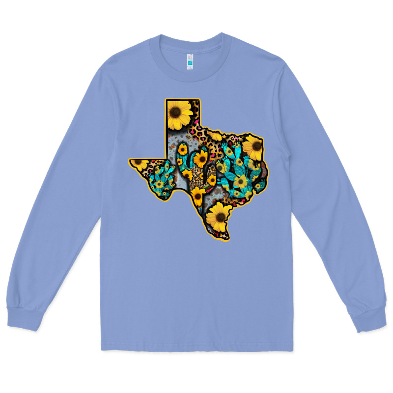 Western Texas Map Long Sleeve Tee by Bettercallsaul | Teevron