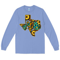 Colony Blue Western Texas Map Long Sleeve Tee - Bettercallsaul