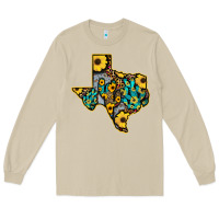 Mushroom Western Texas Map Long Sleeve Tee - Bettercallsaul