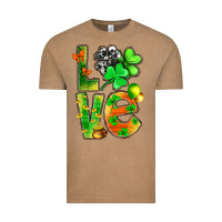 St.patrick Love With Clover Vintage Tee | Teevron