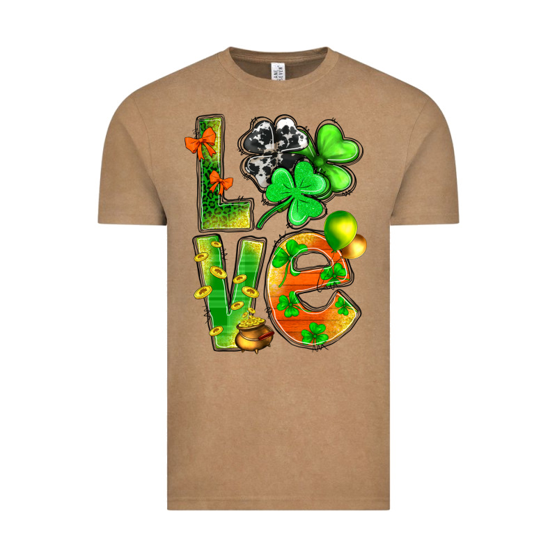 St.patrick Love With Clover Vintage Tee by BundleAndBundleShop | Teevron