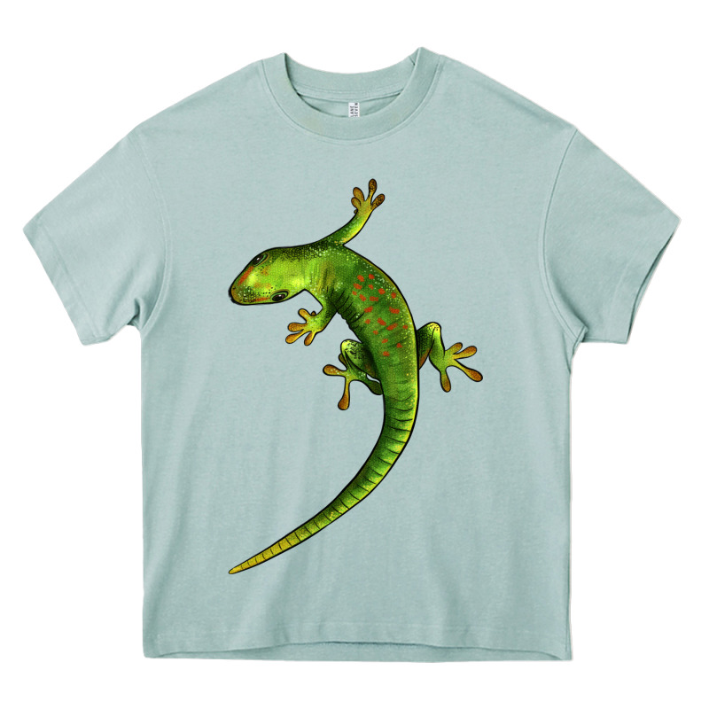 Green Lizard Illustrations Heavy Core Tee by LillyAllenDesigns | Teevron