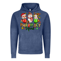 Vintage Denim christmas pharmacy squad Vintage Hoodie - MaliasSmallBusiness